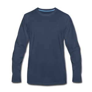 Men's Premium Long Sleeve T-Shirt - navy