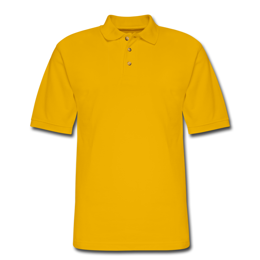 Men's Pique Polo Shirt - Yellow