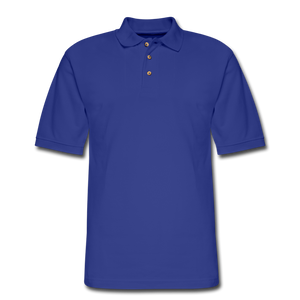 Men's Pique Polo Shirt - royal blue