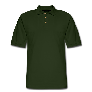 Men's Pique Polo Shirt - forest green