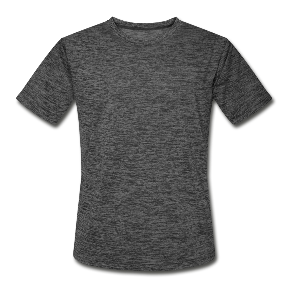 Men’s Moisture Wicking Performance T-Shirt - dark heather gray