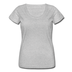 Women's Scoop Neck T-Shirt - heather gray