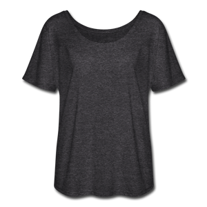 Women’s Flowy T-Shirt - charcoal gray