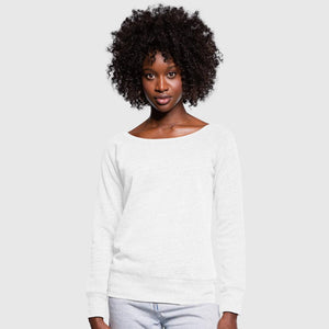 Women's Wideneck Sweatshirt (Personalize)