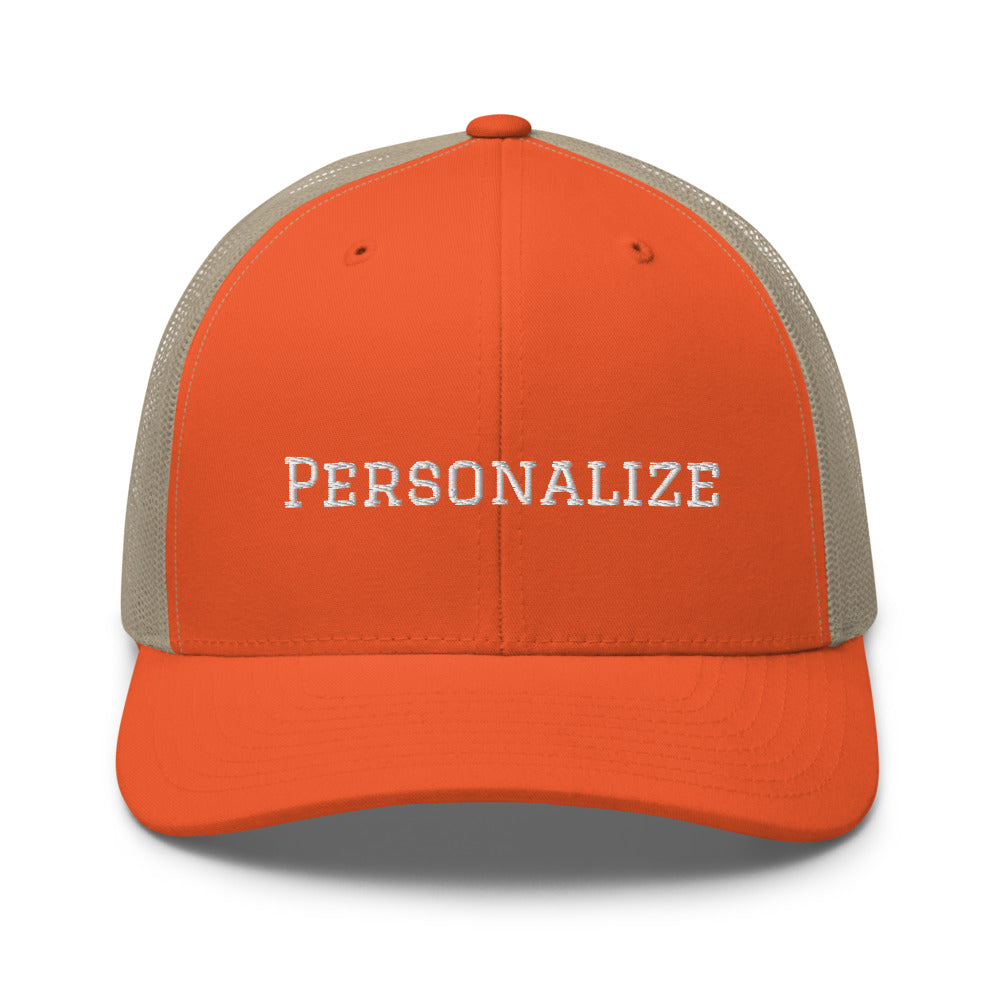 Trucker Cap (Personalize)