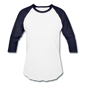 Baseball T-Shirt - white/navy