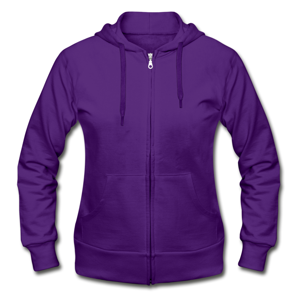 Gildan Heavy Blend Women's Zip Hoodie - purple