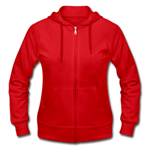 Gildan Heavy Blend Women's Zip Hoodie - red