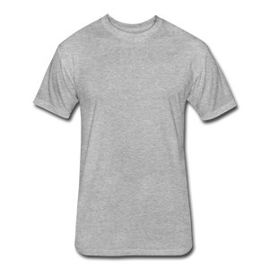 Fitted Cotton/Poly T-Shirt by Next Level - heather gray
