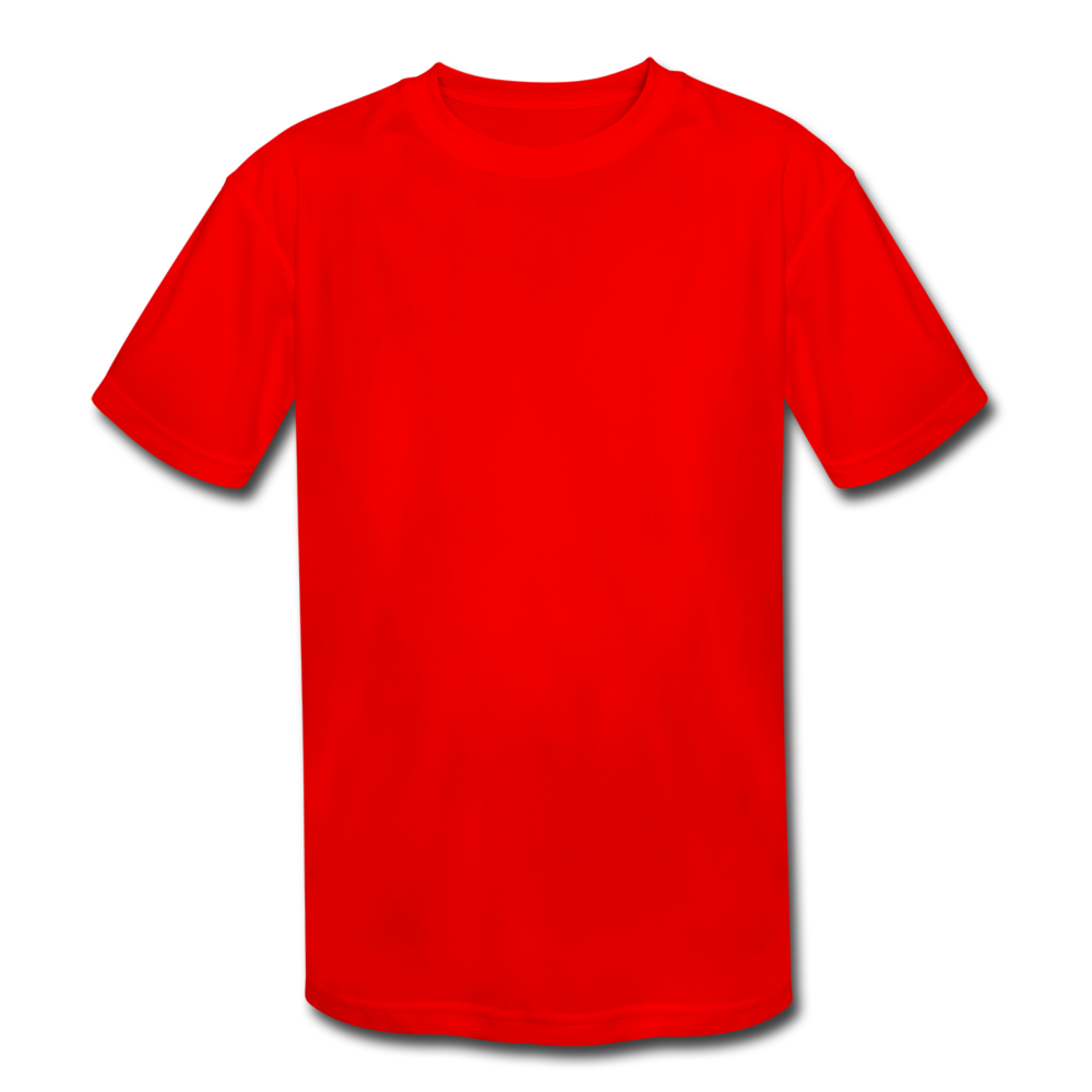 Kids' Moisture Wicking Performance T-Shirt - red