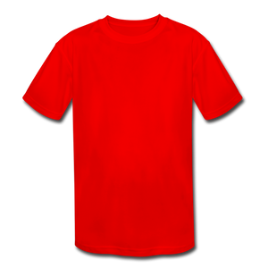 Kids' Moisture Wicking Performance T-Shirt - red