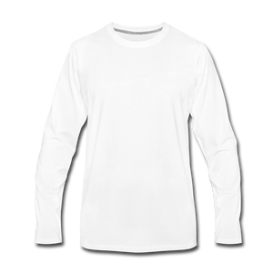 Men's Premium Long Sleeve T-Shirt - white