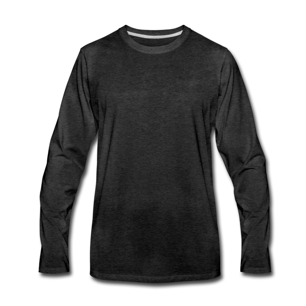 Men's Premium Long Sleeve T-Shirt - charcoal gray